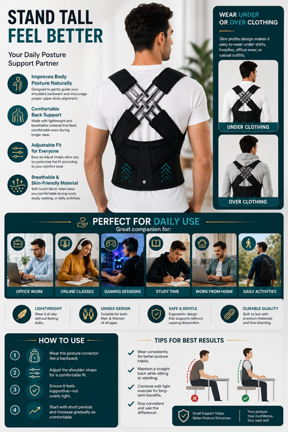 Premium Adjustable Posture Corrector